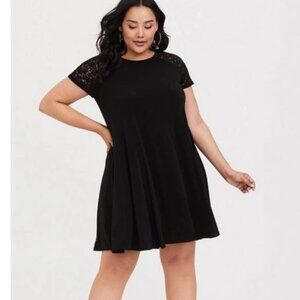 NEW Torrid Mini Studio Knit Trapeze Dress 5XL